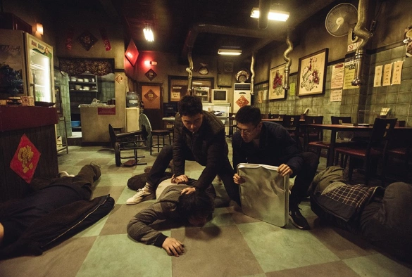 Кадр из дорамы Юные копы