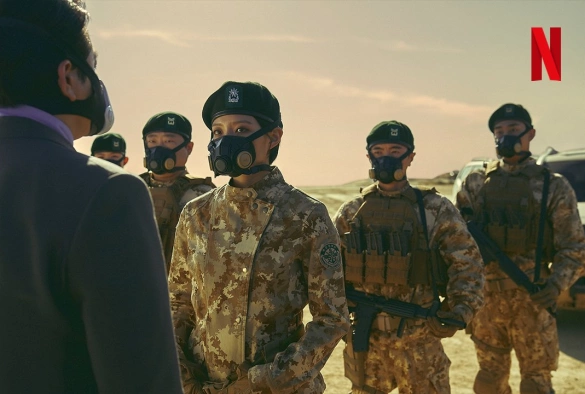 Кадр из дорамы Чёрный рыцарь