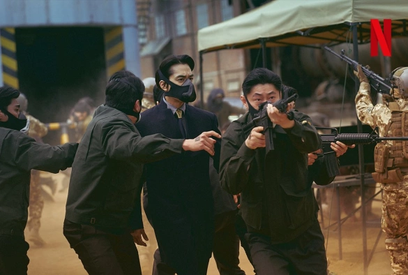 Кадр из дорамы Чёрный рыцарь