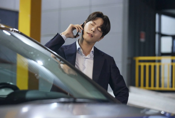 Кадр из дорамы Гонка