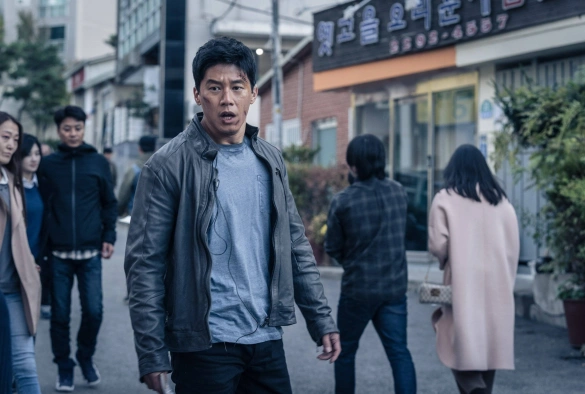 Кадр из дорамы Гангстер, коп и дьявол