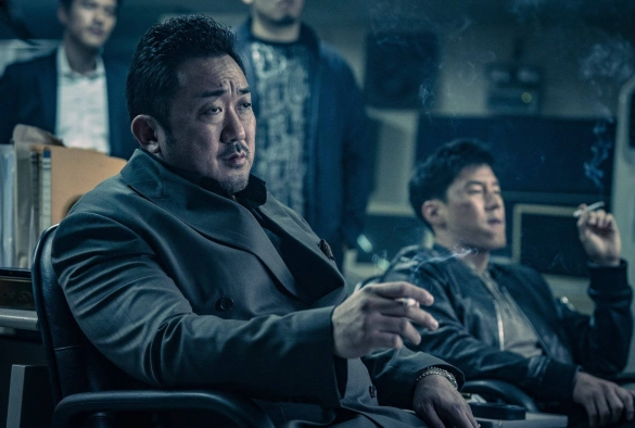 Кадр из дорамы Гангстер, коп и дьявол