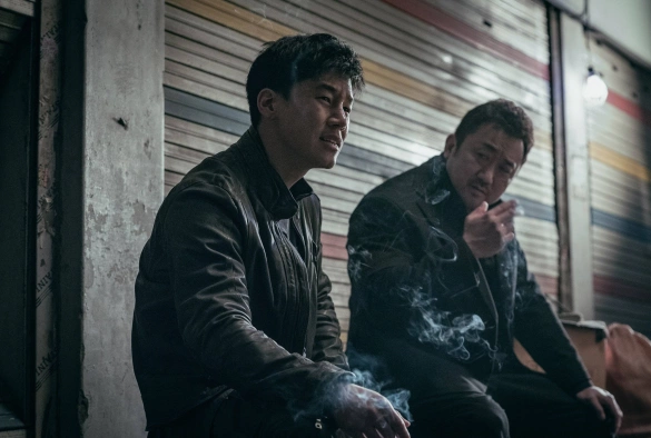 Кадр из дорамы Гангстер, коп и дьявол