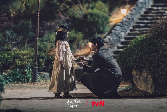 Кадр из дорамы Сказание о Кумихо 2 сезон
