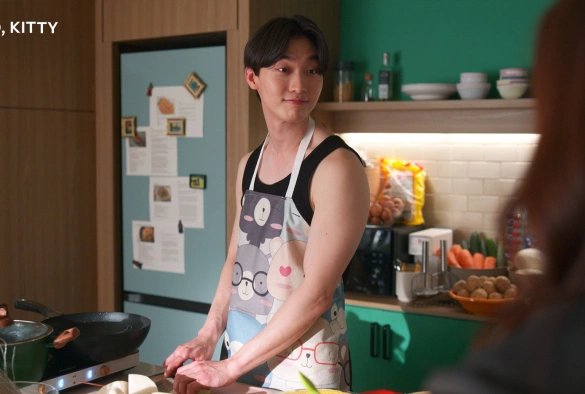 Кадр из дорамы Целую, Китти