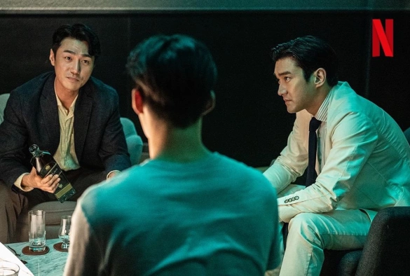 Кадр из дорамы Охотничьи псы