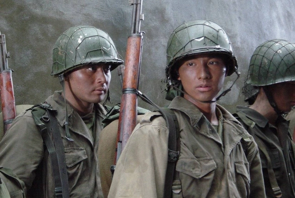 Кадр из дорамы 38-я параллель