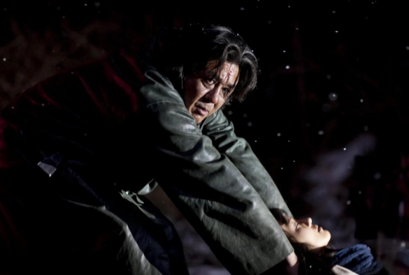 Кадр из дорамы Я видел дьявола