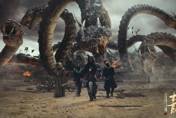 Кадр из дорамы Нападение семиглавого дракона