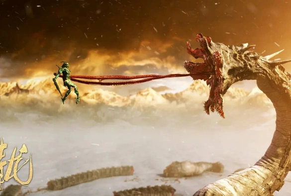 Кадр из дорамы Нападение семиглавого дракона