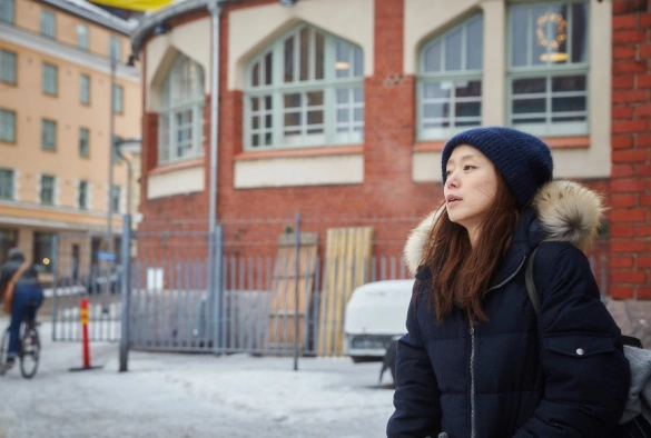 Кадр из дорамы Мужчина и женщина