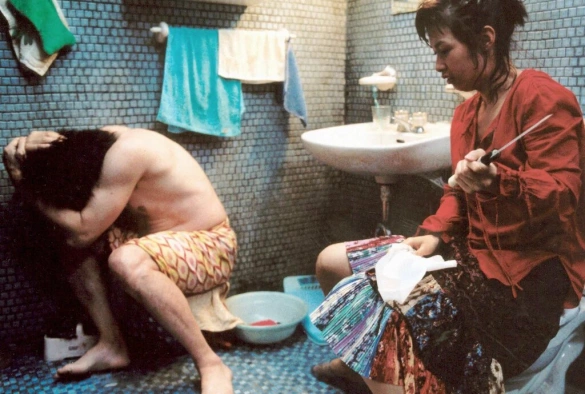 Кадр из дорамы Олдбой