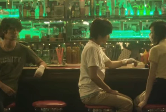 Кадр из дорамы Ребята