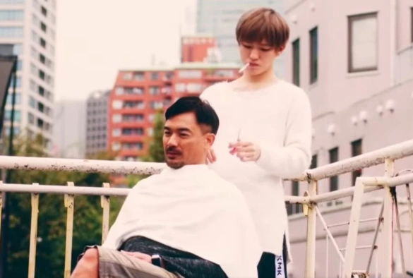 Кадр из дорамы Атлет