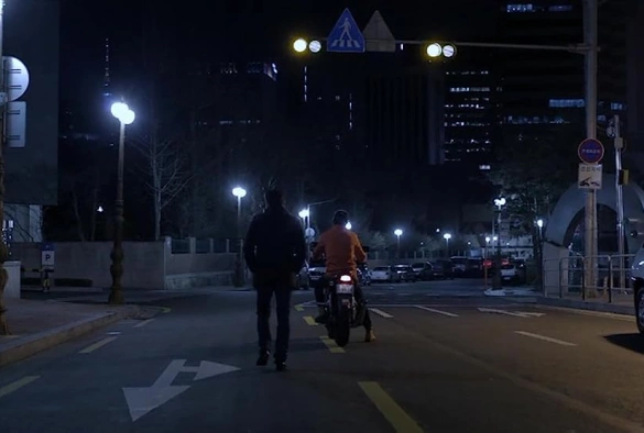 Кадр из дорамы Белая ночь