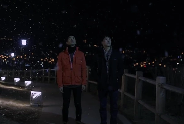 Кадр из дорамы Белая ночь