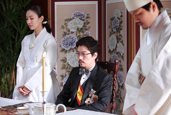 Кадр из дорамы Русский кофе