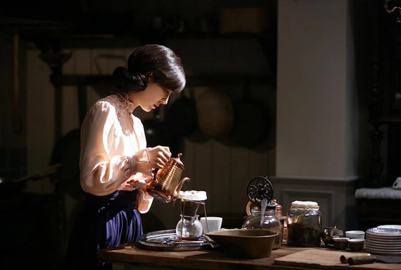 Кадр из дорамы Русский кофе