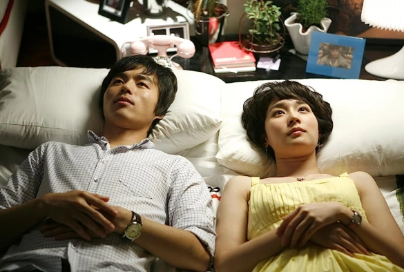 Кадр из дорамы Привет, моя любовь