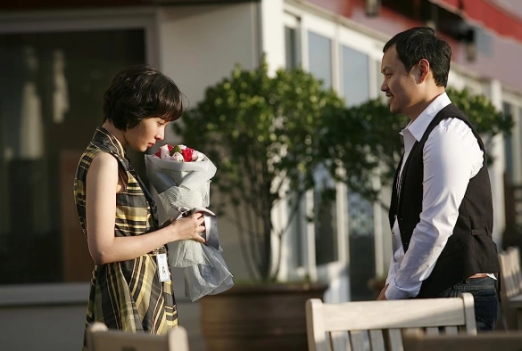 Кадр из дорамы Привет, моя любовь