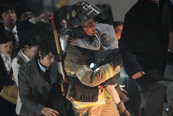 Кадр из дорамы Башня