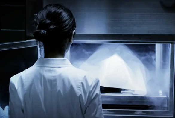 Кадр из дорамы Шёпот мёртвого тела