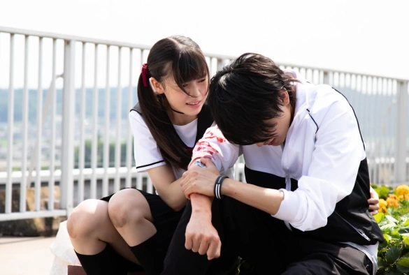 Кадр из дорамы Школьная жизнь