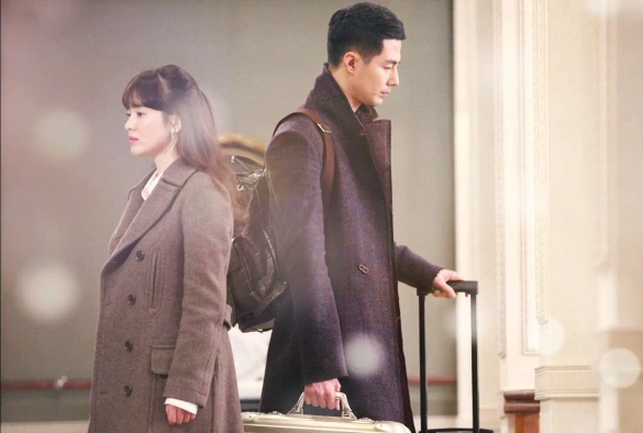 Кадр из дорамы Этой зимой дует ветер