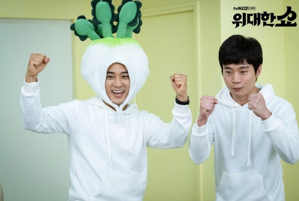 Кадр из дорамы Великое шоу