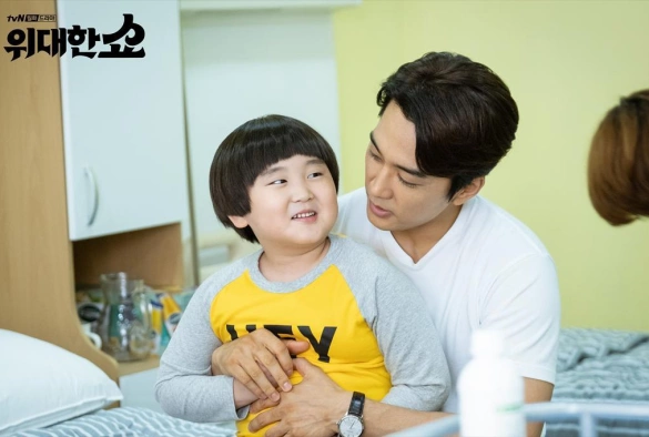 Кадр из дорамы Великое шоу