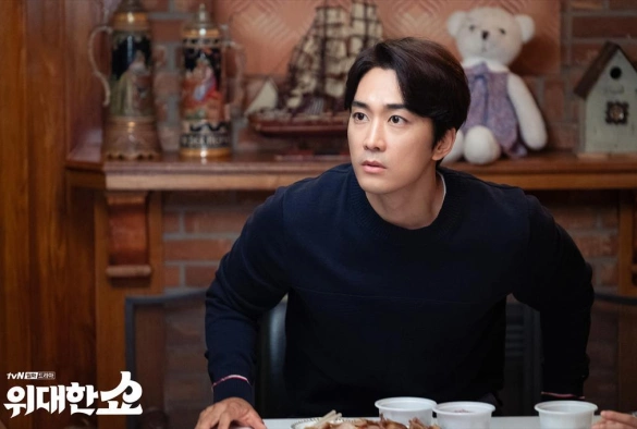 Кадр из дорамы Великое шоу