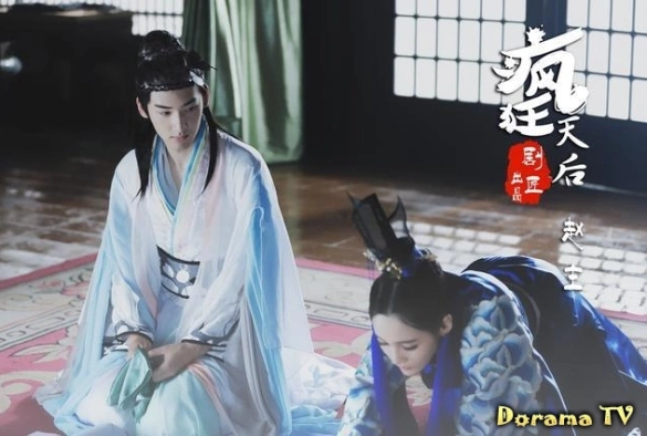 Кадр из дорамы Безумная королева