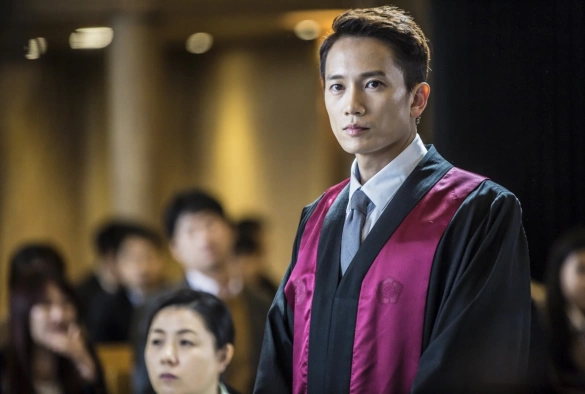 Кадр из дорамы Подсудимый