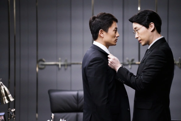 Кадр из дорамы Подсудимый