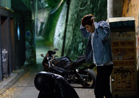 Кадр из дорамы Два копа