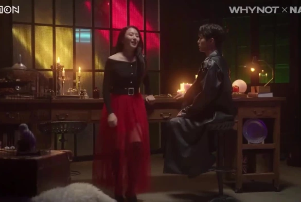 Кадр из дорамы Поцелуй демона