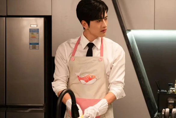 Кадр из дорамы Кошка и рыбка