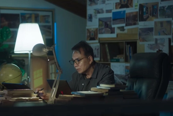 Кадр из дорамы Меж двух миров