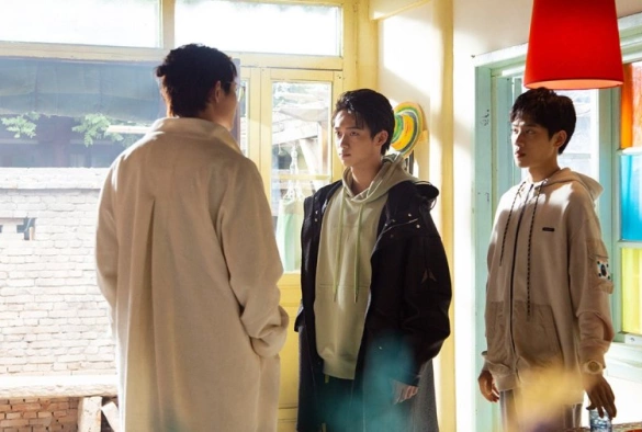 Кадр из дорамы Останься со мной