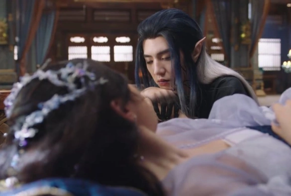 Кадр из дорамы Принцесса и оборотень