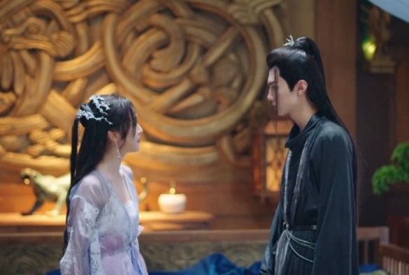 Кадр из дорамы Принцесса и оборотень