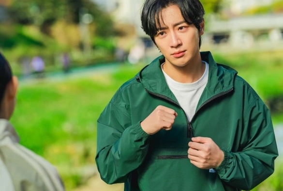 Кадр из дорамы Невинный боксёр