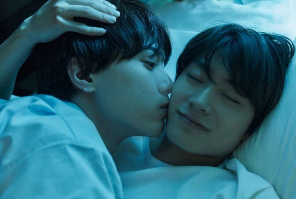 Кадр из дорамы Токио в апреле...