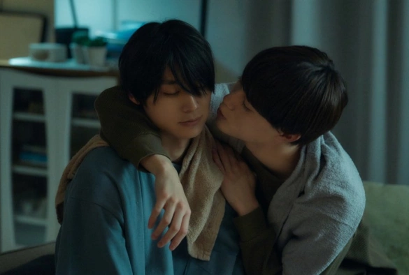 Кадр из дорамы Токио в апреле...