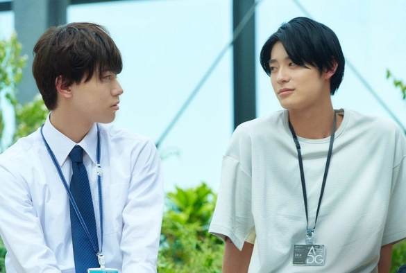 Кадр из дорамы Токио в апреле...