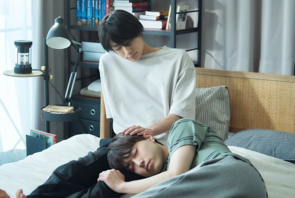 Кадр из дорамы Токио в апреле...