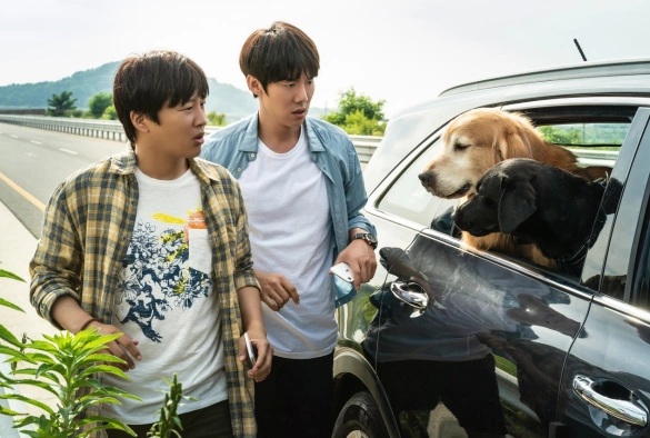 Кадр из дорамы Мой пёс Руни