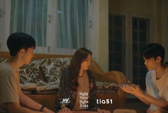 Кадр из дорамы Нравится говорить о любви