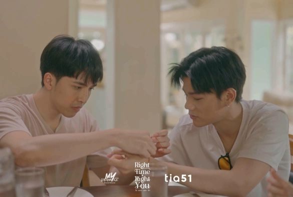 Кадр из дорамы Нравится говорить о любви