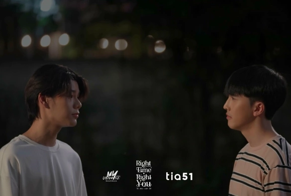 Кадр из дорамы Нравится говорить о любви